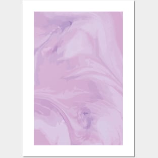 pastel purple painting Posters and Art